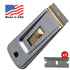 Single Edge Razor Blade Scraper Holder, Glass, Cooktop Blade, Scraping Knife, Made in USA